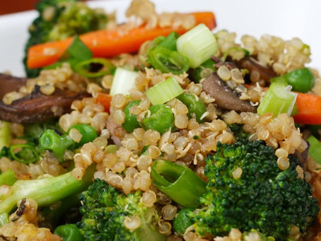 Skip Take-Out And Make This Flavorful Quinoa "Fried Rice"