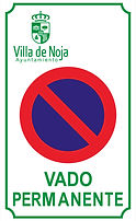 placa de vado
