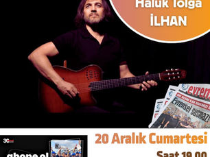 Halk müziği ve opera sanatçısı Haluk Tolga İlhan, 20 Aralık’ta Yunusemre Millet Çarşısı’nda
