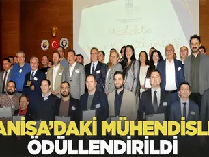 Manisa’daki makine mühendisleri ödül gecesinde buluştu