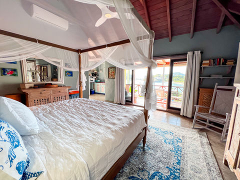 Soleil Bedroom with view of English Harbour