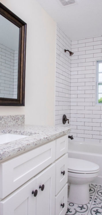 Luxury Bathroom Remodeling project built by larsa construction the top general contractor and builder in orlando fl