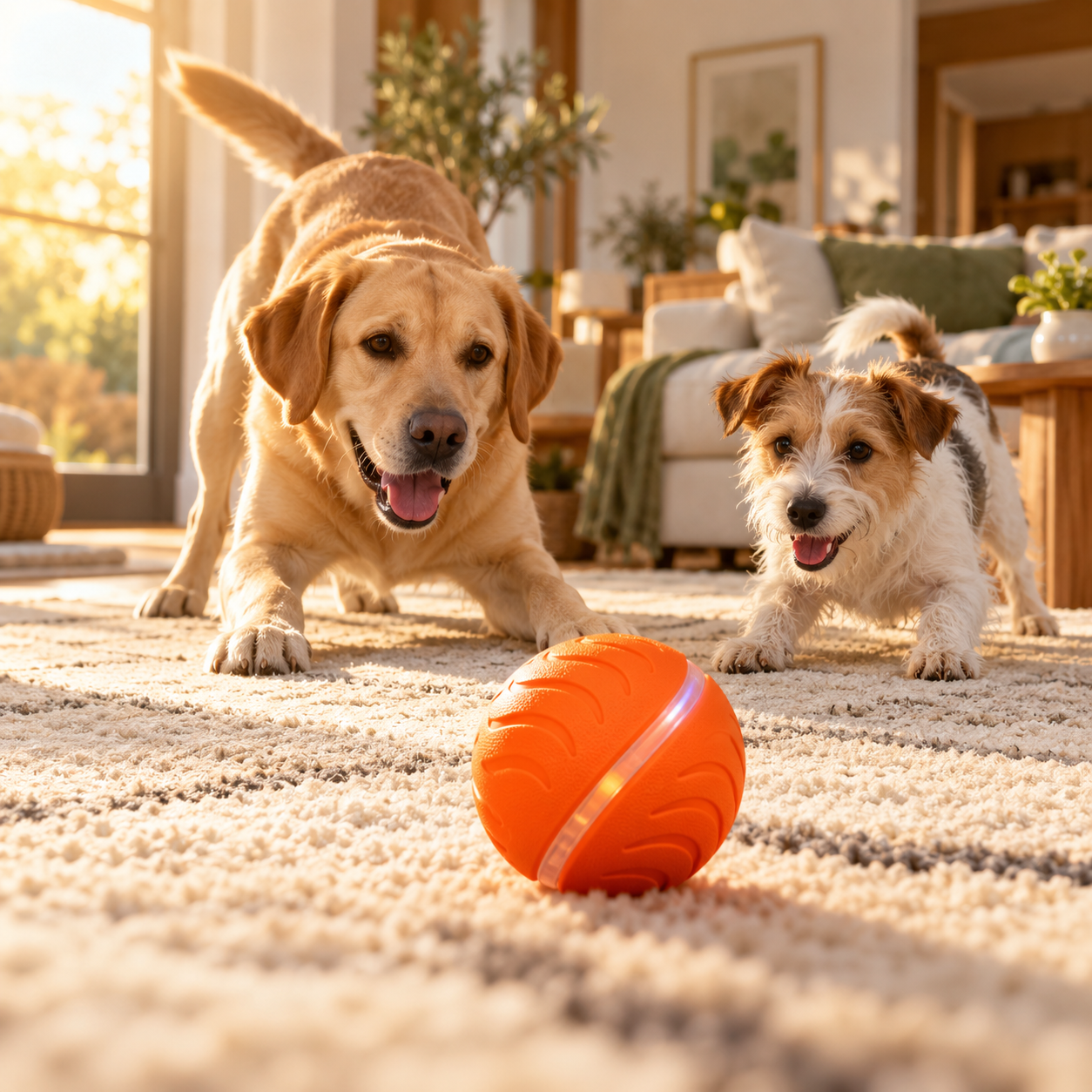 Smart Motion Ball – Rechargeable Interactive Dog Toy