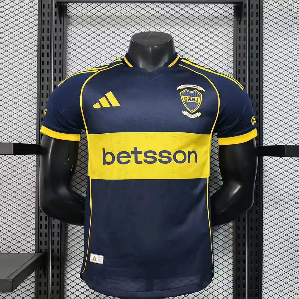 2025/2026 Player Version Boca Juniors Home Football Jersey