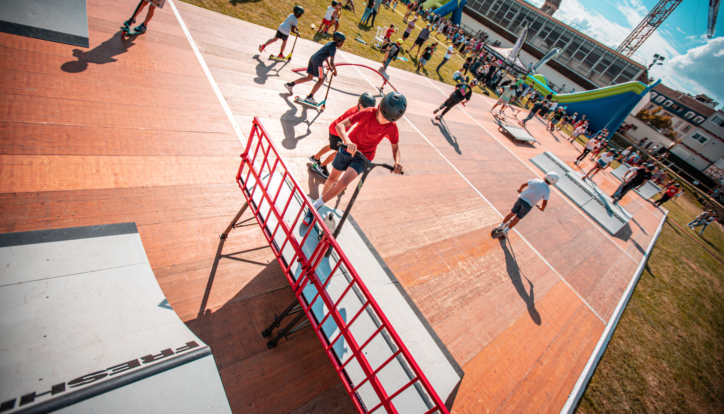 Installation skate park mobile Rlimite.