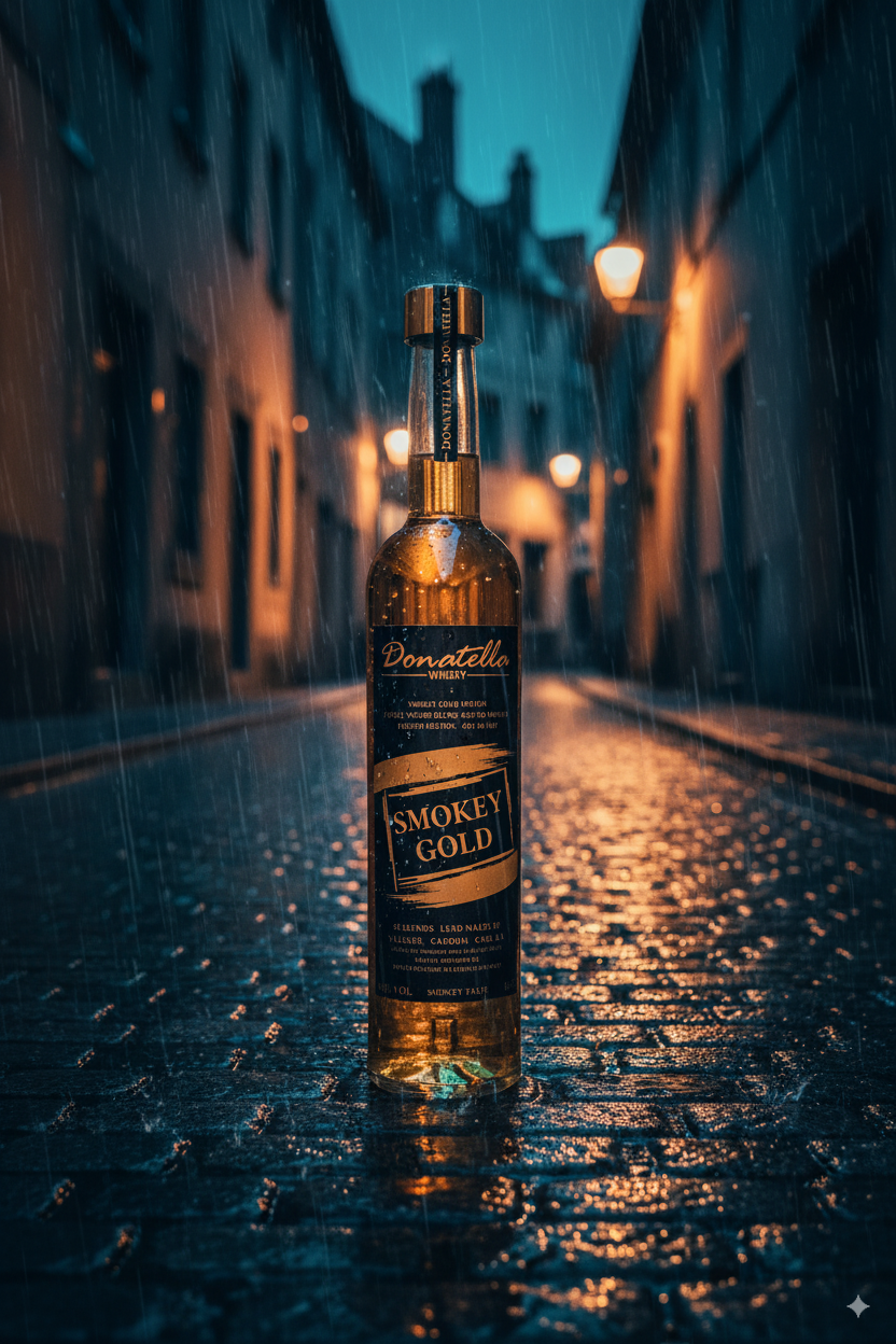 Donatella Whisky - Luxury Smokey Gold Scotch Whisky