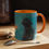Thumbnail: Inner Peace - Colourful Samurai and Goldfish Coffee Mug