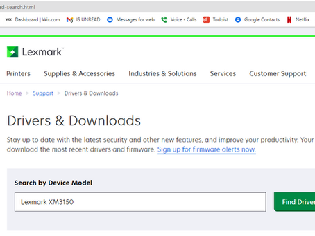 Lexmark XM3150 Printer Setup