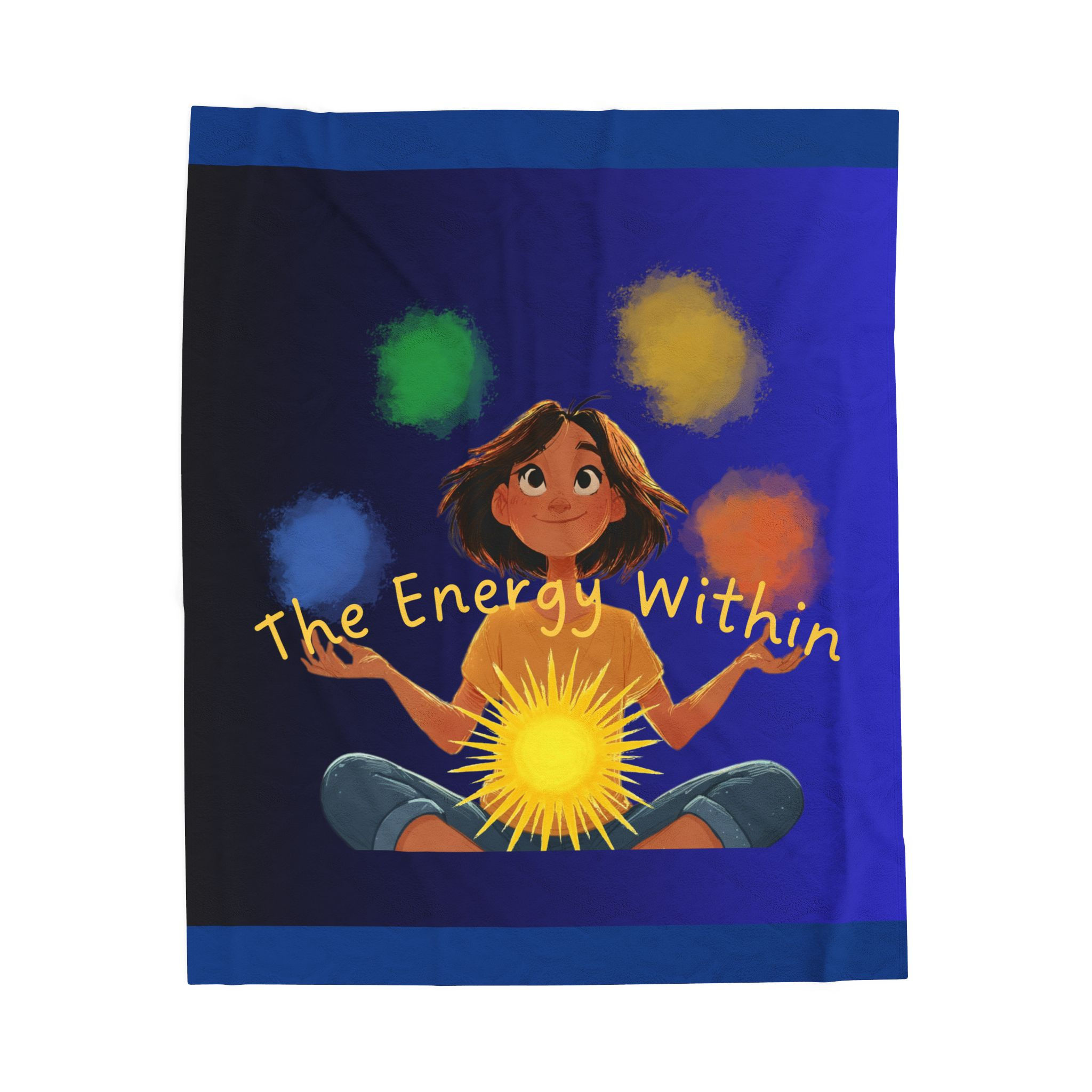 Copy of Inspirational Plush Blanket – "Believe in Yourself" Cozy Velveteen Throw