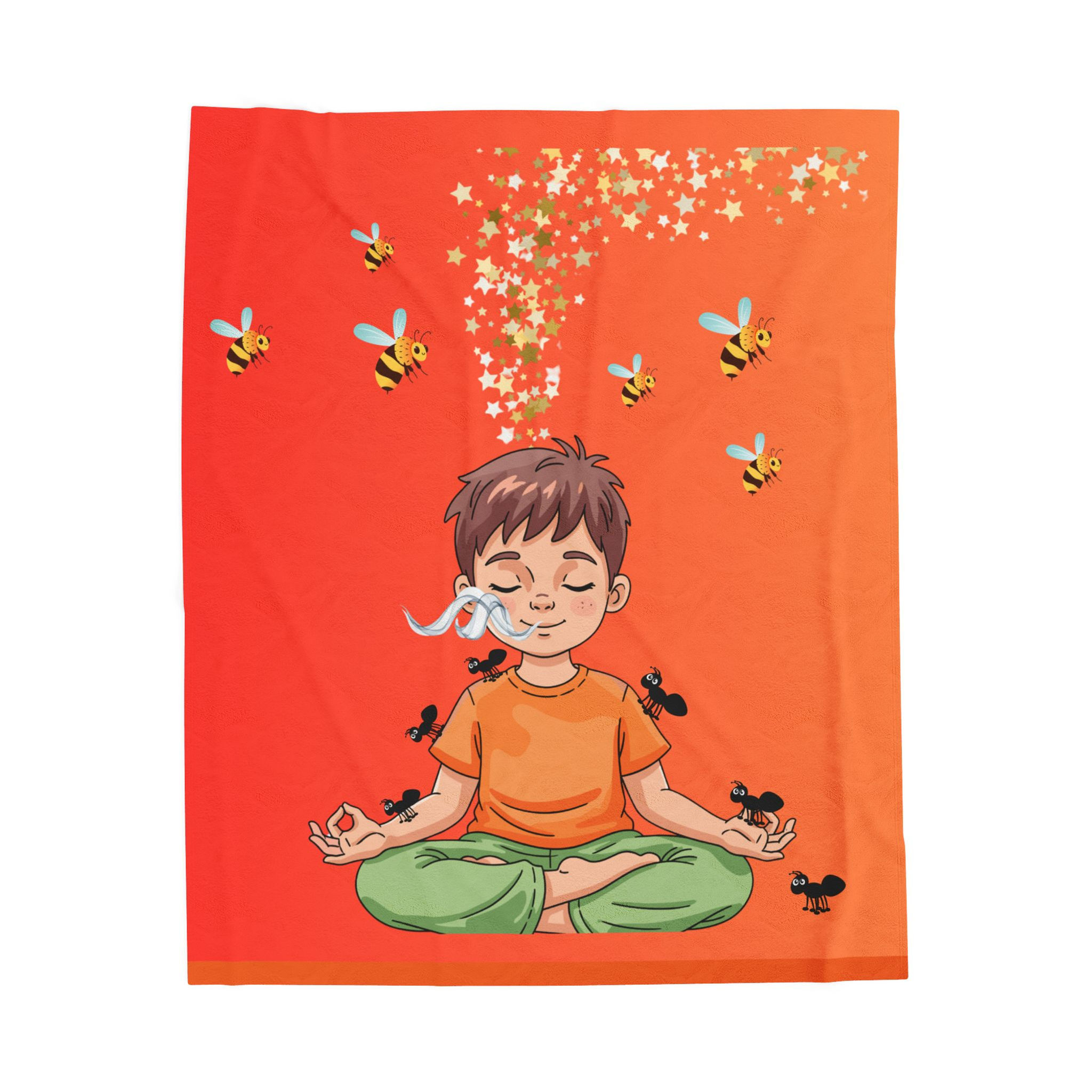 Sam’s Mindful Superpower Personalized Mindfullness Meditation Blanket