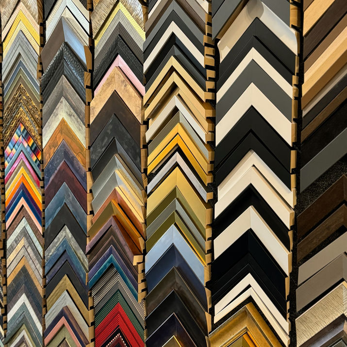 Image of framing options at Framed On Main