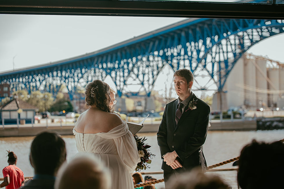 Private dining room at Collision Bend Brewing Co. for micro weddings and small events.