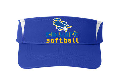 STC13 Sport-Tek® Dry Zone® Colorblock Visor with Embroidered Logo