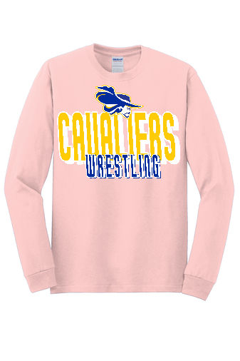 Thumbnail: Gildan - Heavy Cotton™ Long Sleeve  Cavalier logo T-Shirt - 5400