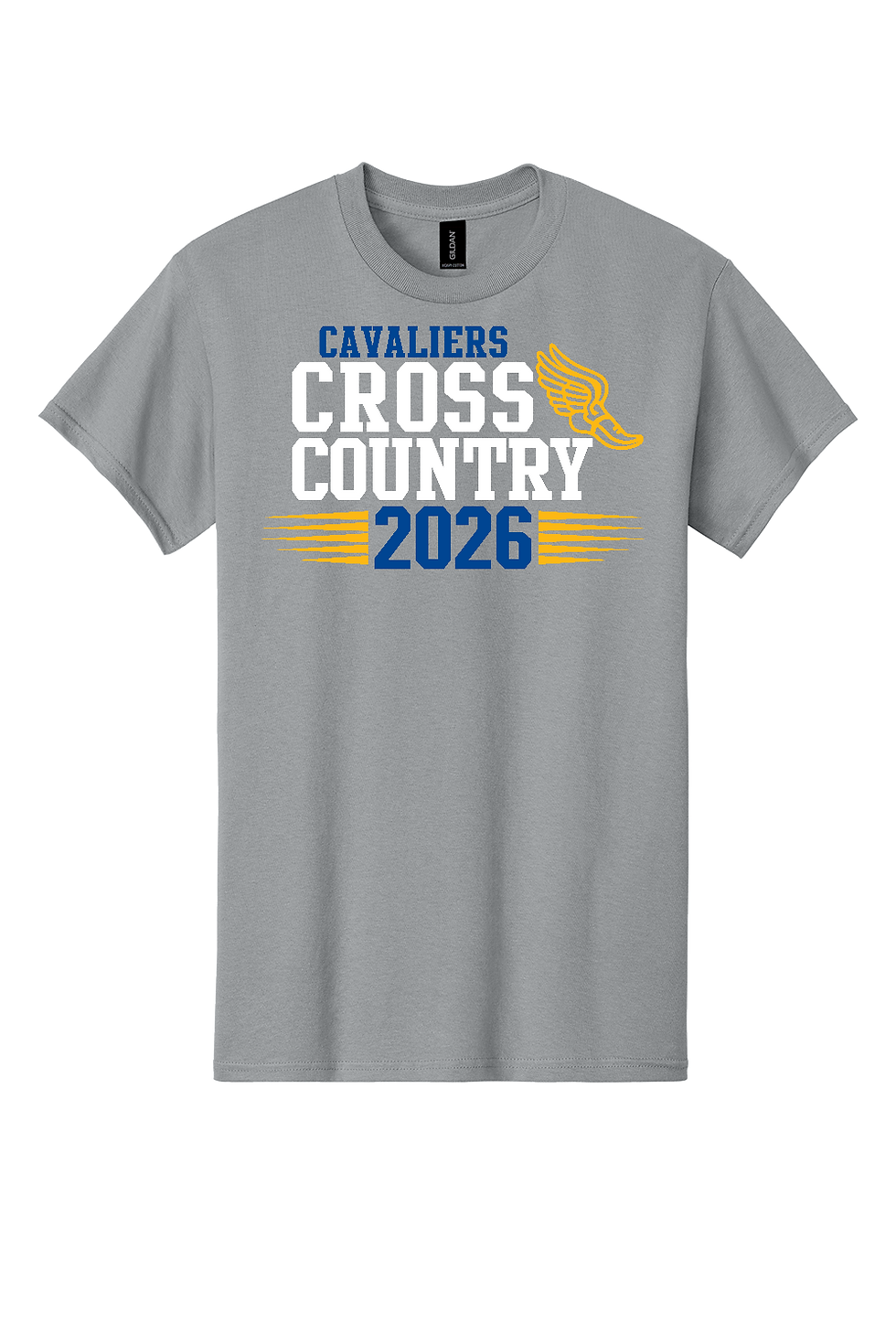 Thumbnail: 5000 Gildan® - Heavy Cotton™ 100% Cotton Cross Country Logo T-Shirt