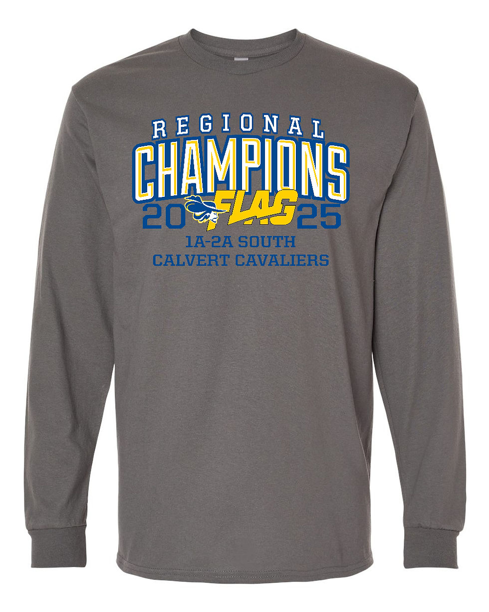 Thumbnail: 5400 Gildan® - 100% Cotton Flag Football Long Sleeve T-Shirt