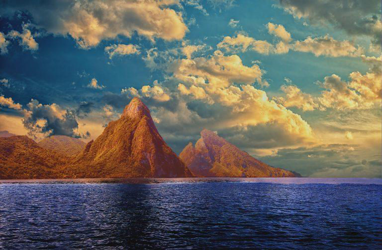 THE PITONS OF ST. LUCIA - STARTING AT: