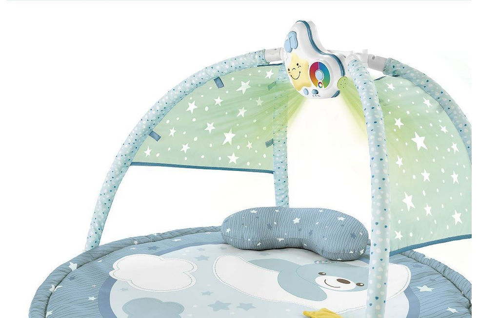 Thumbnail: 3in1 baby-gym met melodieën en kleurrijke projecties geïnspireerd op cromotherap