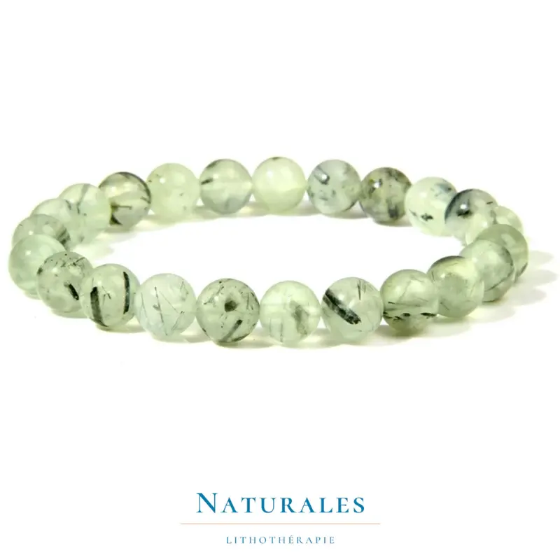 BRACELET PIERRE NATURELLE PRÉHNITE 10mn