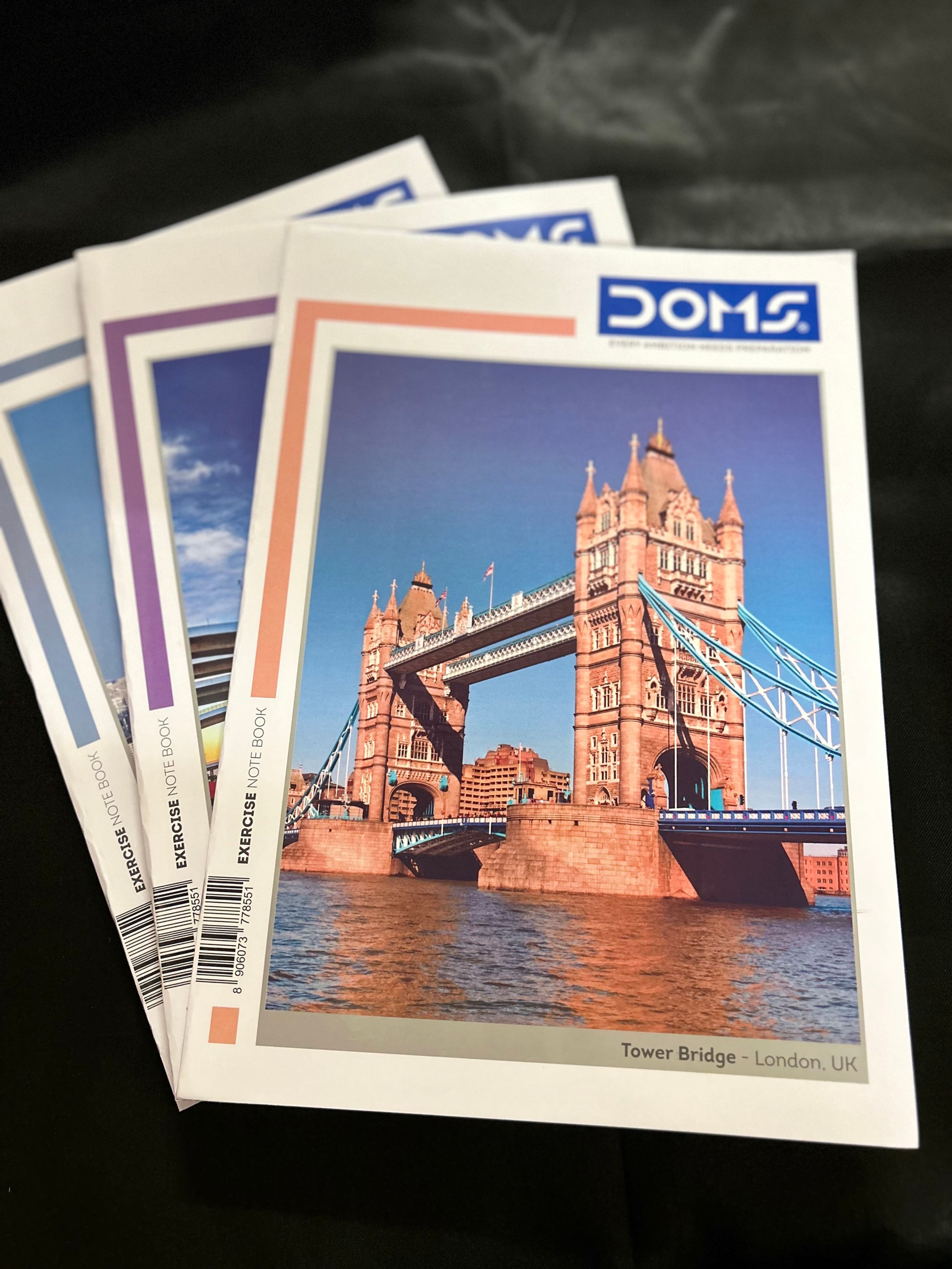 Doms A4 200 Pages Notebook pack of 12