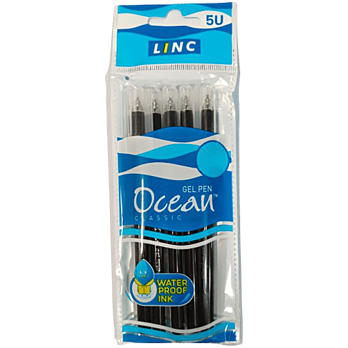 Linc Ocean Gel- Pack of 10 pens-Black