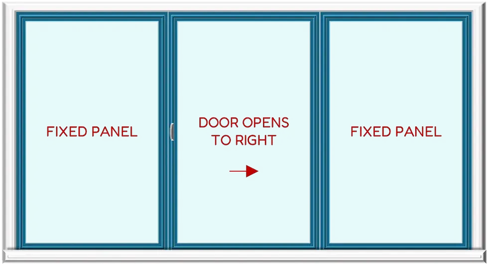 Payngo - Impact Resistant Sliding Door 3 Panels OXO To Right.webp