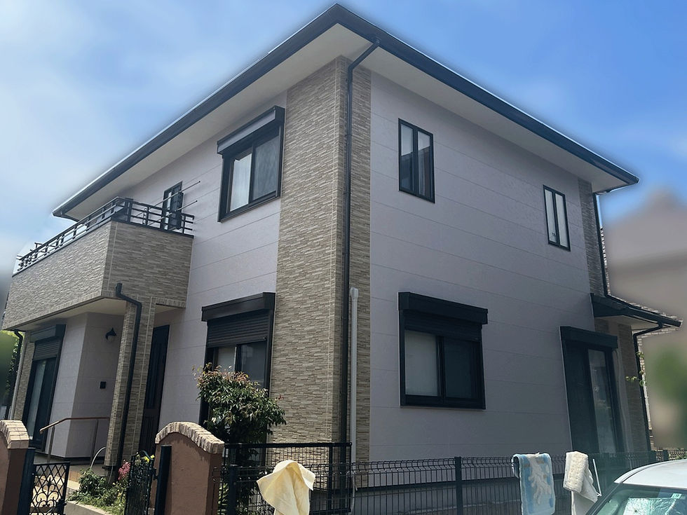 外壁塗装 白ベース塗装 自社施工 グッドハート