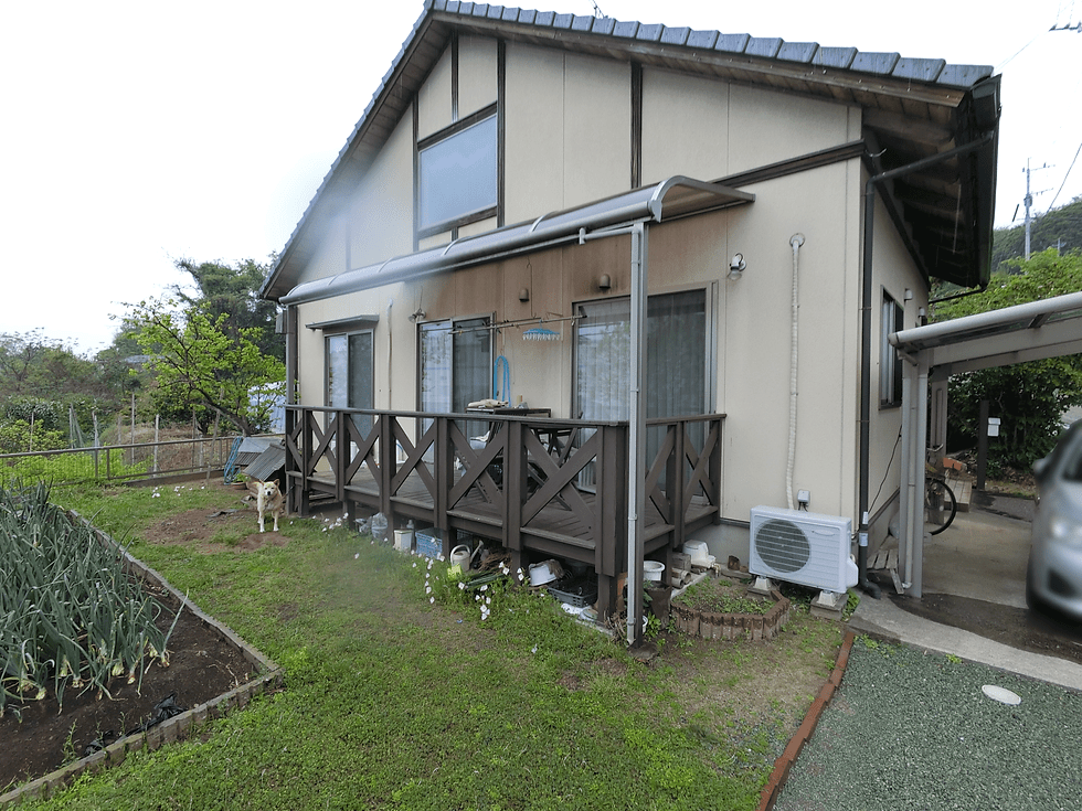 外壁塗装 白・黄色ベース塗装 自社施工 グッドハート