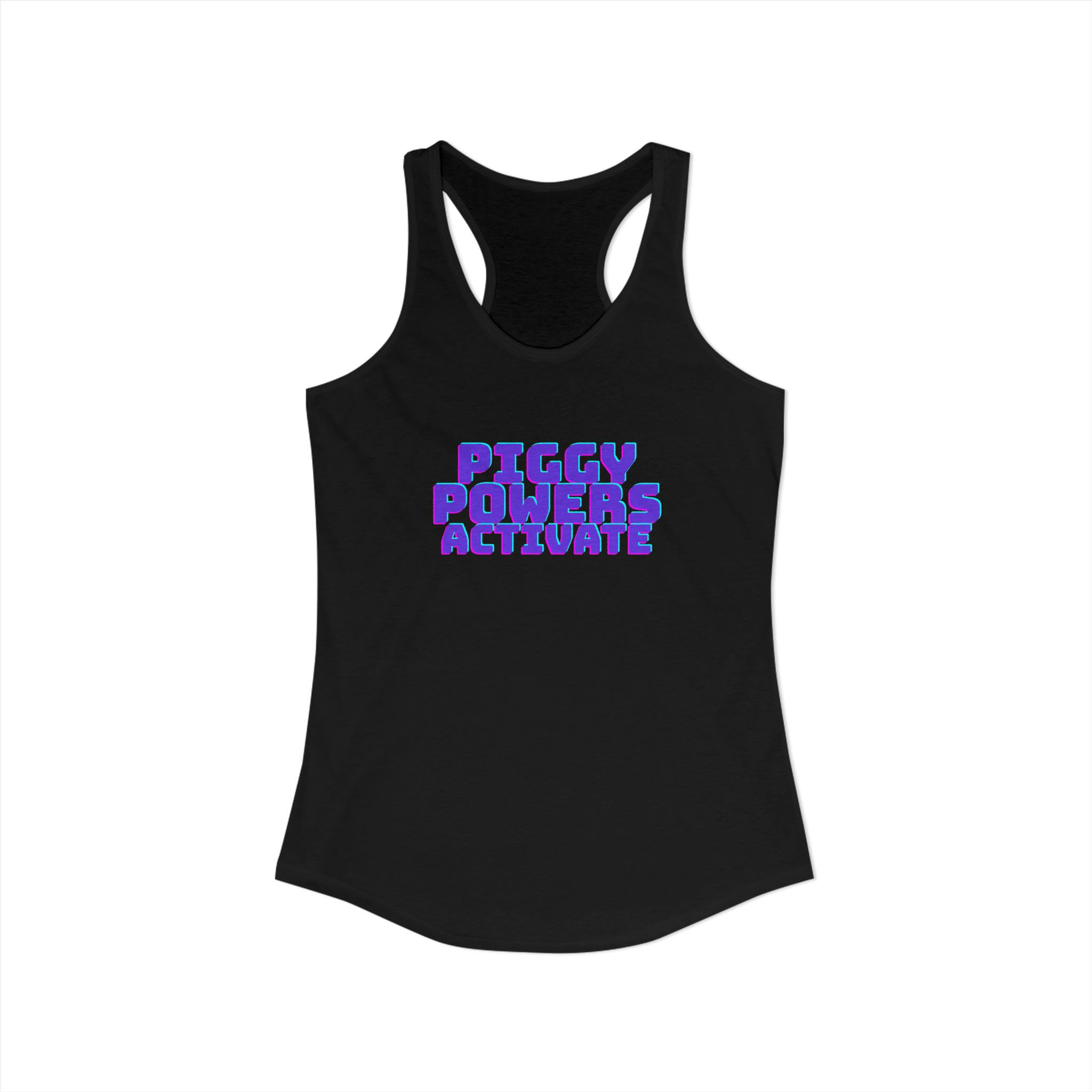 Piggy Powers Racerback Tank