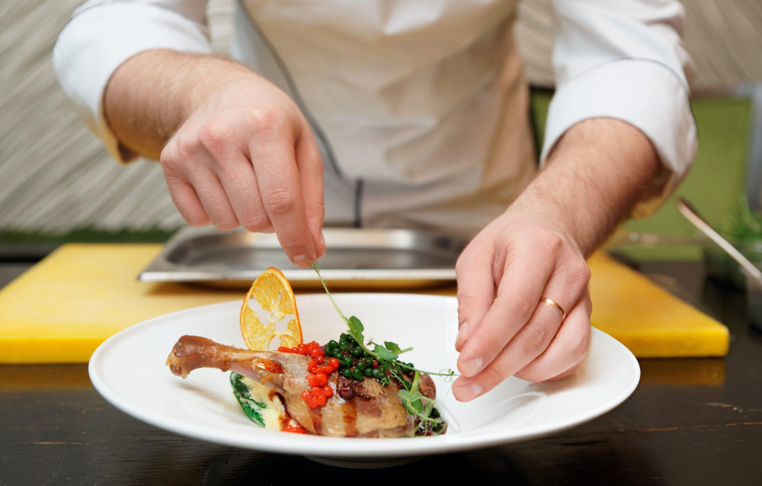 Arranged Food and Objects