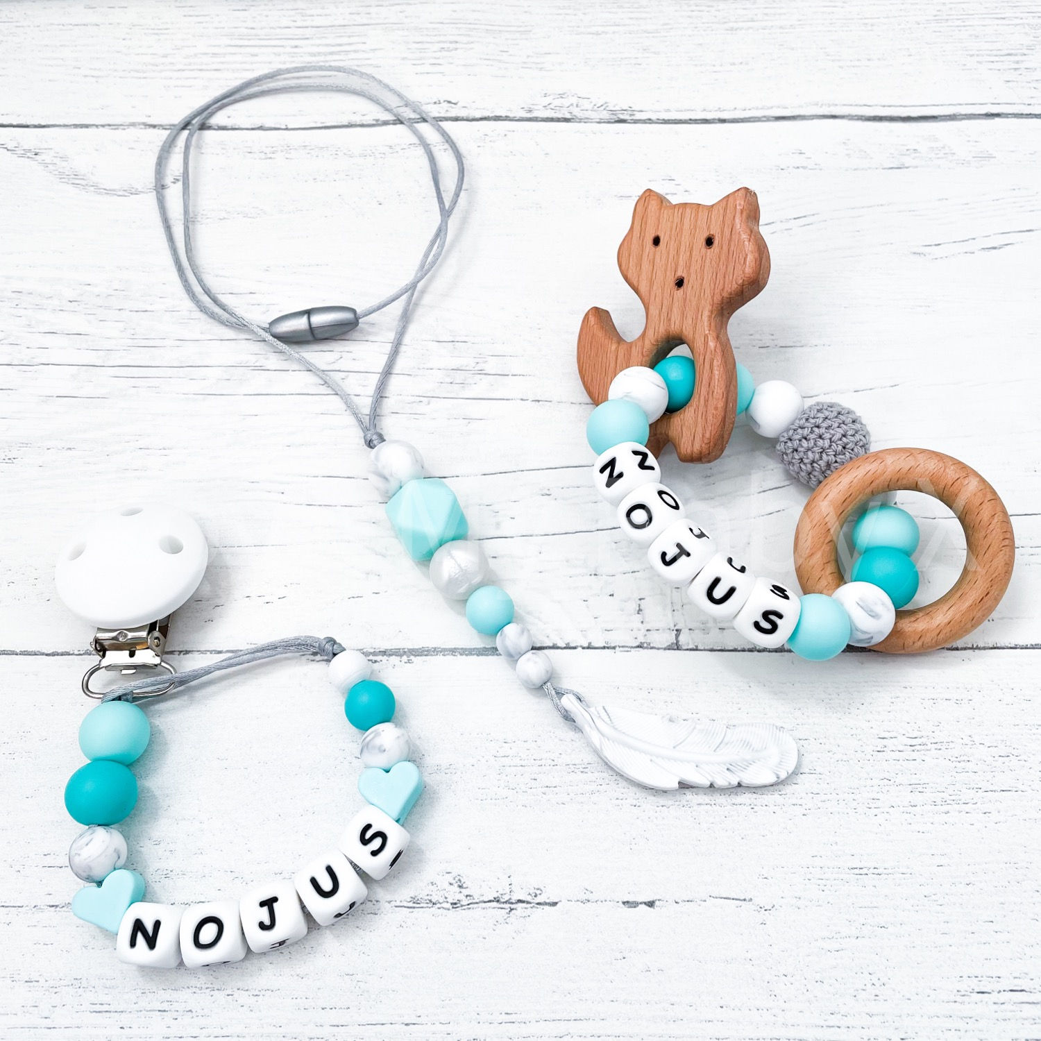 Turquoise Mummy & Baby Gift Set