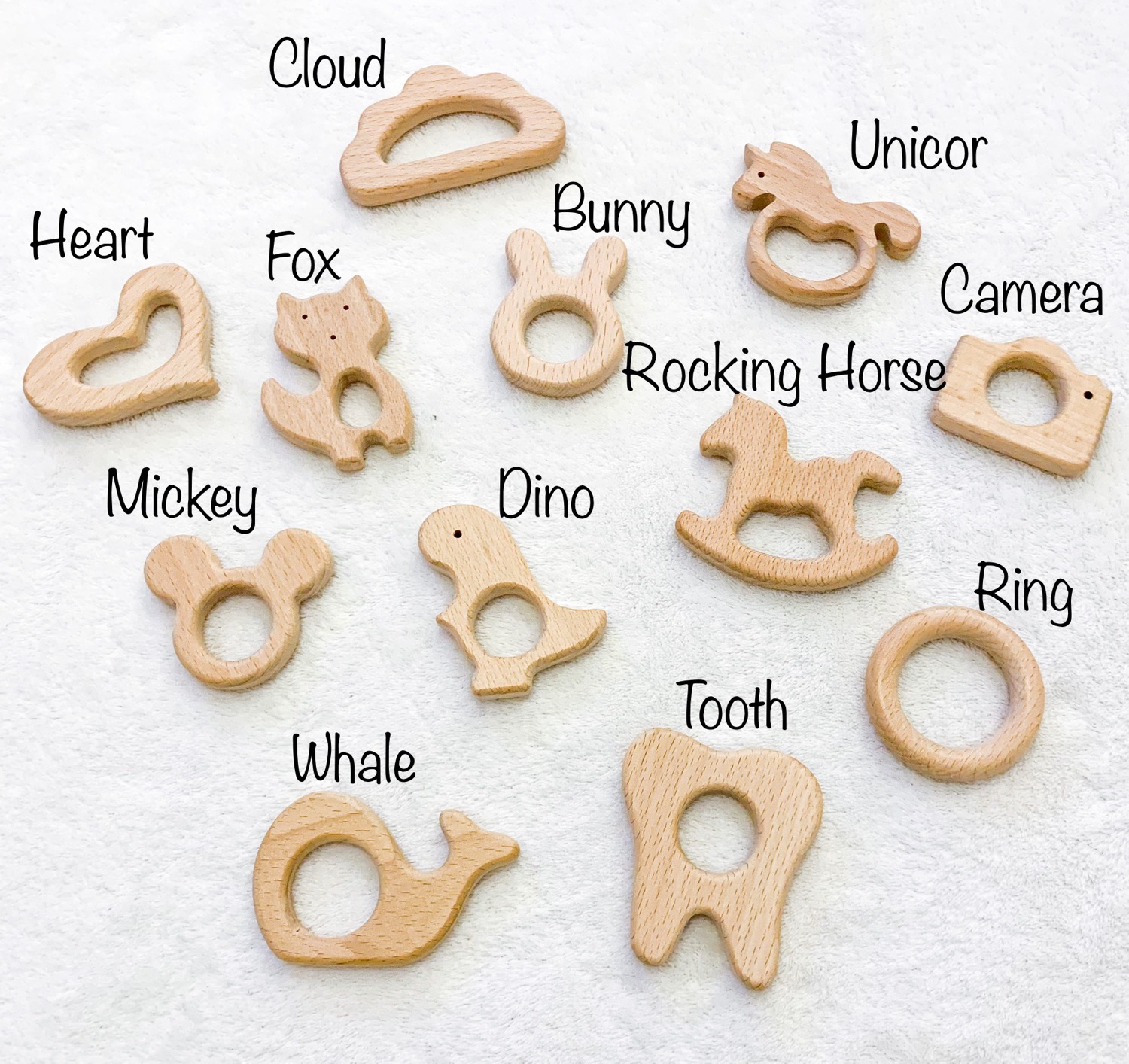 Thumbnail: Wooden Teether Ring