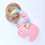 Thumbnail: Pastel Rainbow Teether with soft elephant soothing toy for painful baby gums