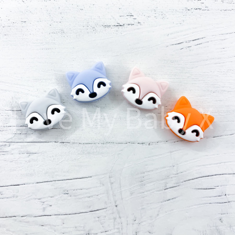 Thumbnail: Orange Fox Teether Clip