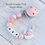 Thumbnail: Moon Dummy Clip Personalised Custom Soother Holder Dummy Chain