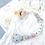 Thumbnail: Colour Block Dummy Clip MAM Name Soother Holder Baby 1st birthday Paci chain