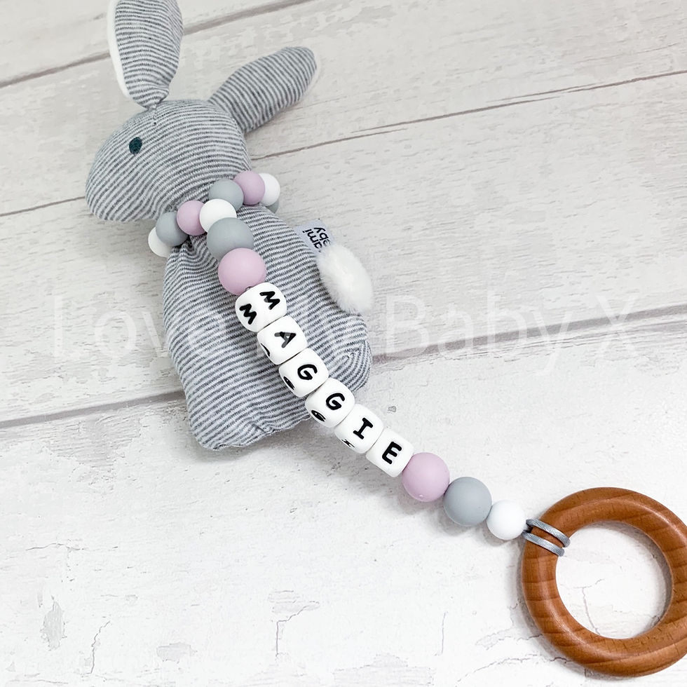 Thumbnail: Teether Personalised bunny gift