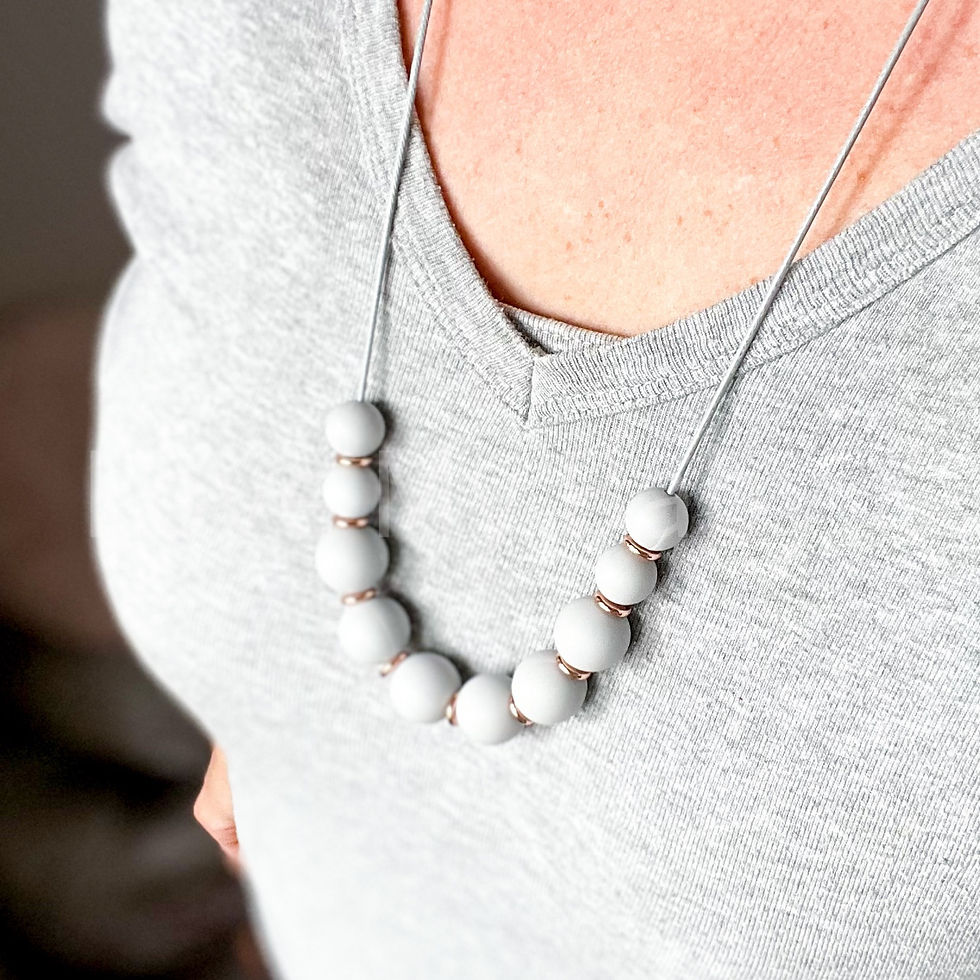 Thumbnail: Luxury Nursing Teething Necklace 