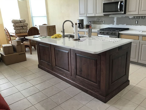 Custom Kitchen Island Cabinets