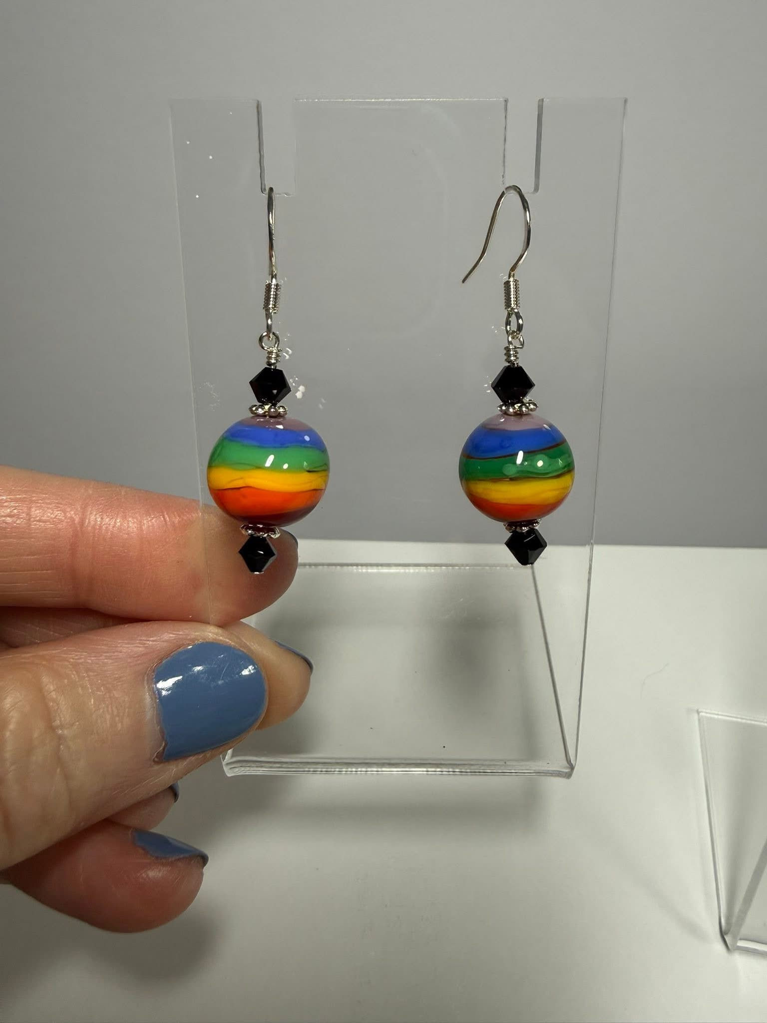 Pride Glass Bead Earrings