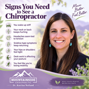 signs to you should see a chiropractor