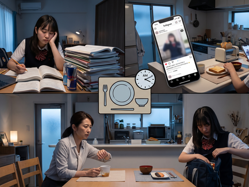 朝食を抜く中高生が増えている理由。男女で違う欠食のサイン