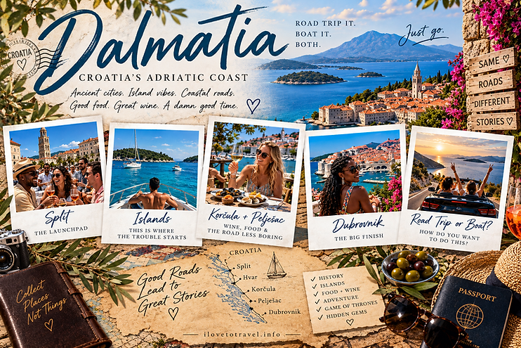 Dalmatia Croatia Travel Planning-Tips, Itineraries and Best things to see and do-ilovetotr