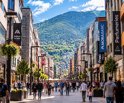 Andorra la Vella Shopping Street- Expand your Spain or France Road Trip -ilovetotravel.inf