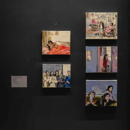 Cine en Chile. Historia(s) en movimiento. Pinturas de Anelys Wolf.