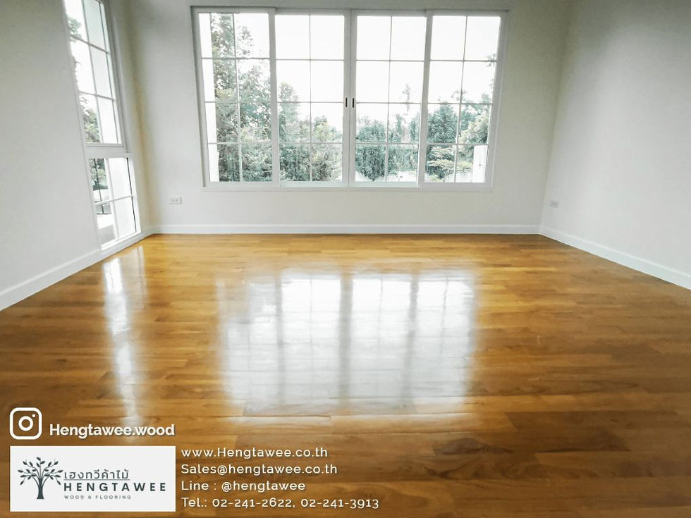 พื้นไม้สัก