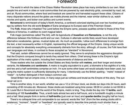 The Pros and Cons of Forewords