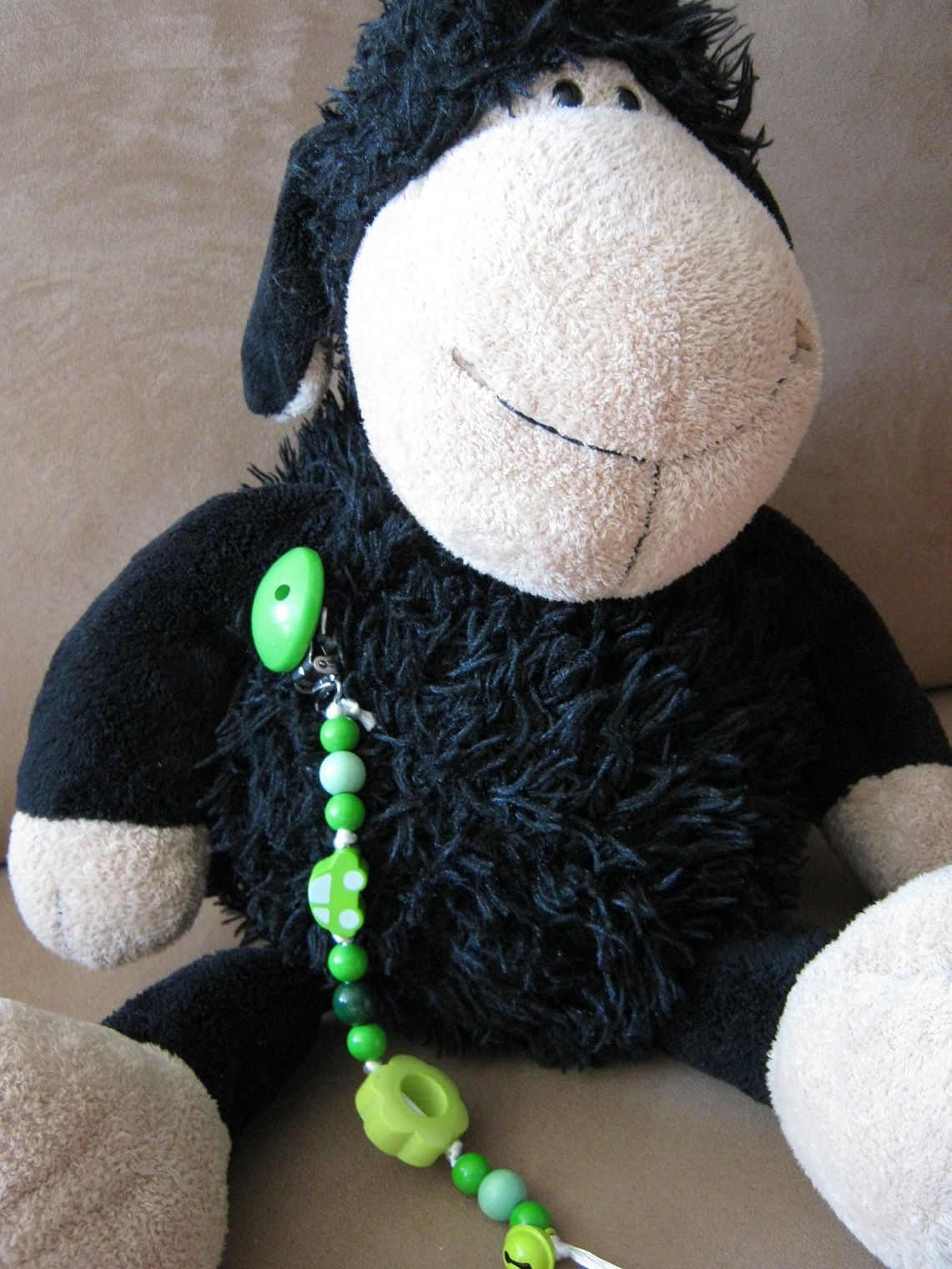 Schnullerkette grünes Auto