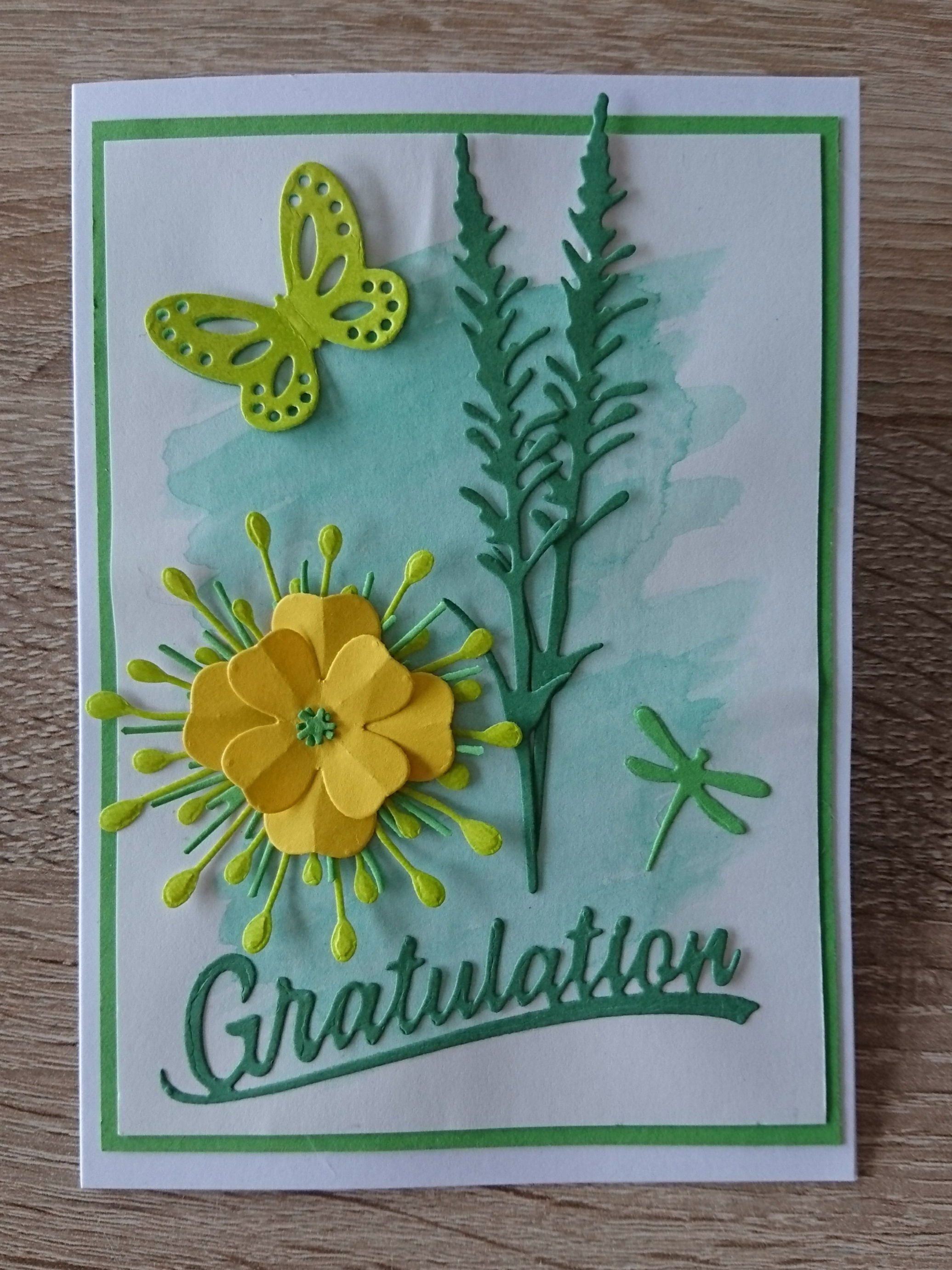 Glückwunschkarte Gratulation