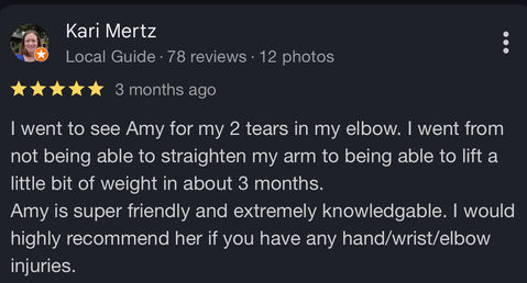 Highly recommend for hand/wrist/elbow injury and recovery